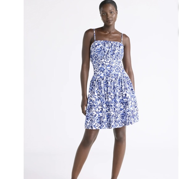 Free Assembly Dresses & Skirts - NWT Free Assembly Blue and White Floral Dresssz XS